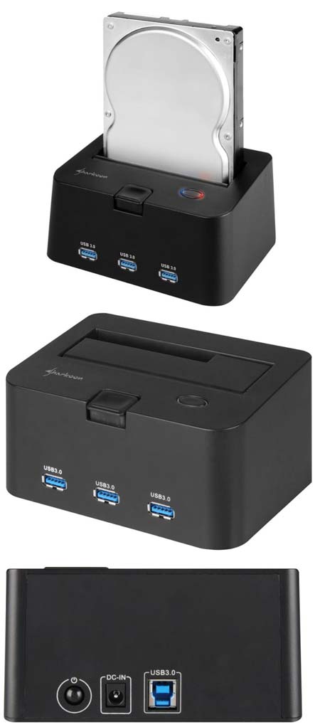 Новый девайс от Sharkoon - SATA QuickPort H3 USB3.0